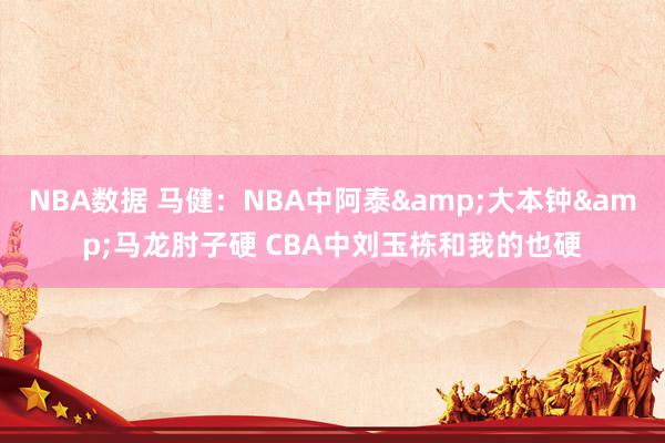 NBA数据 马健：NBA中阿泰&大本钟&马龙肘子硬 CBA中刘玉栋和我的也硬