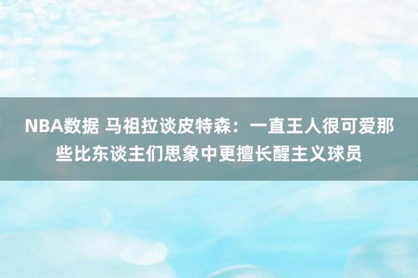 NBA数据 马祖拉谈皮特森：一直王人很可爱那些比东谈主们思象中更擅长醒主义球员